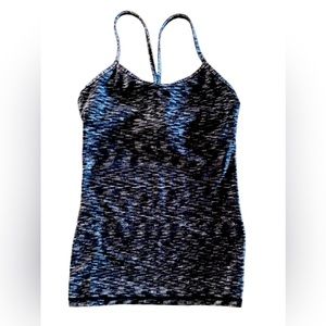 Lululemon Power Y tank size 6 heather gray EUC